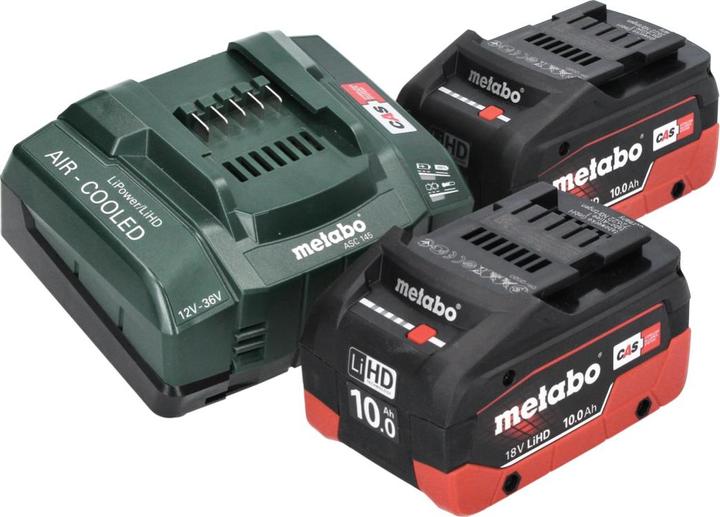 Produktbild Metabo KS 18 LTX 57 Akku Handkreissäge 18 V 165 x 20 mm ( 601857840 ) + 2x 10,0 Ah Akku + Ladegerät