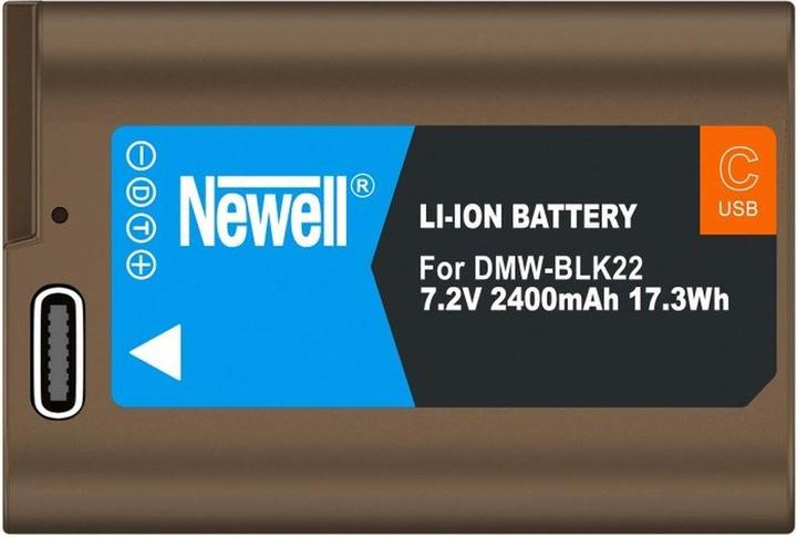 Produktbild Newell battery Panasonic DMW-BLK22 USB-C (Kamera Akku Ladegerät)