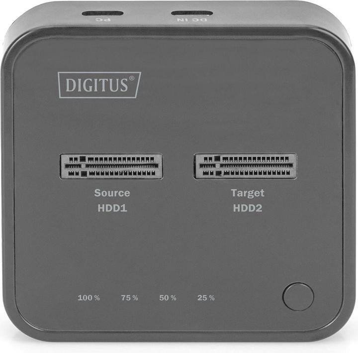 Actual product image Digitus Dual M.2 NVMe SSD Docking Station