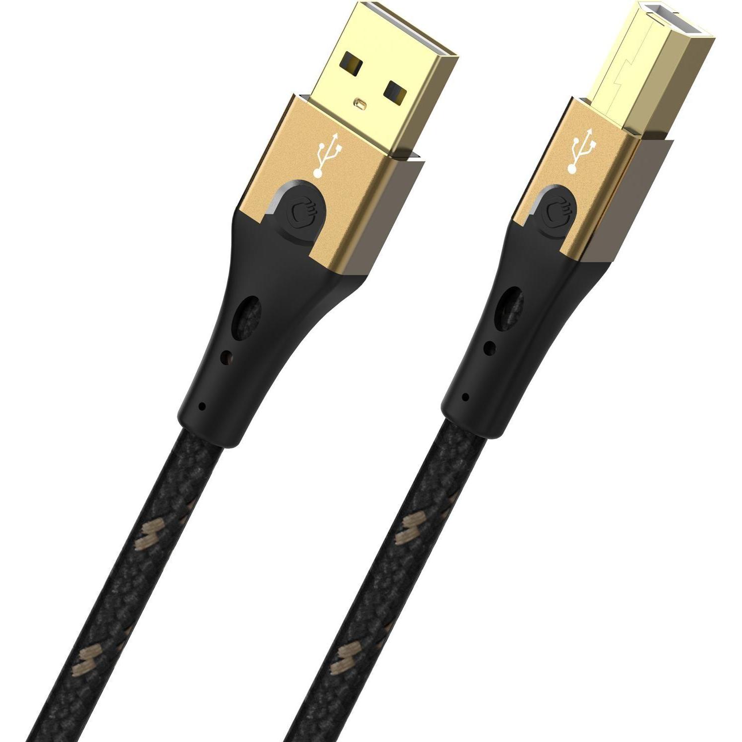 Oehlbach USB Primus Kabel 2.0 Typ A B 50cm (0.50 m, USB 2.0), USB Kabel