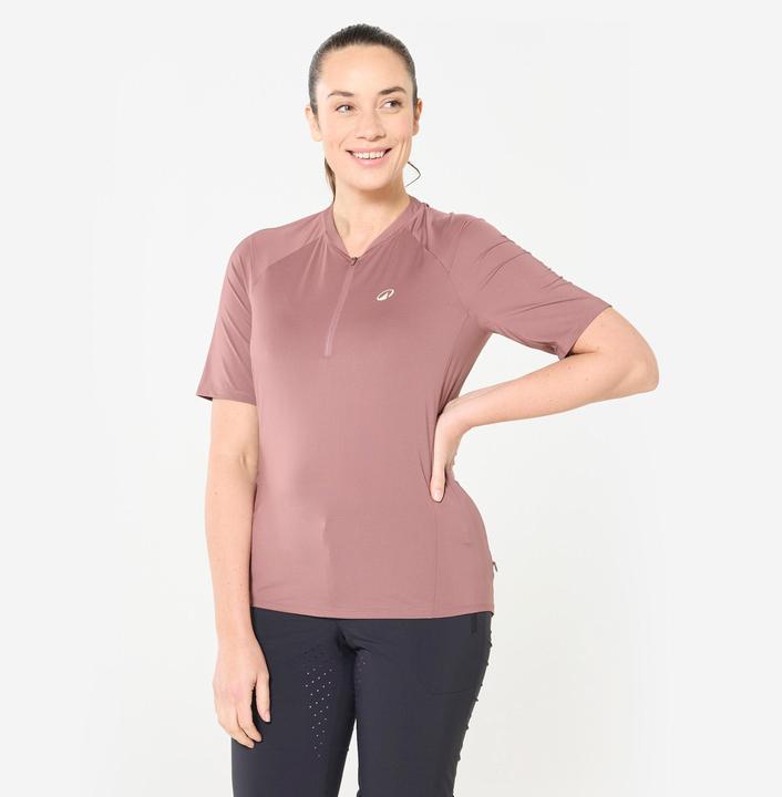 Produktbild Rockrider Radtrikot kurzarm Cargo Damen rosa/grau (XS)