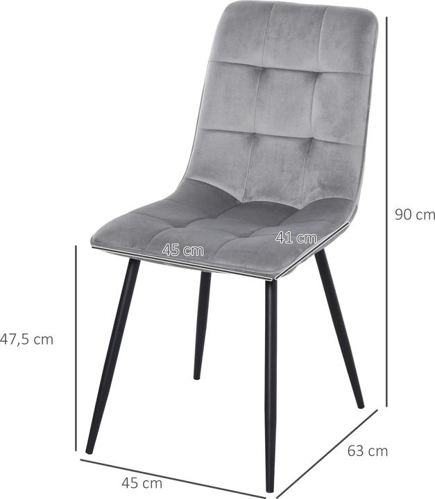 Image du produit Homcom Esszimmerstuhl 2er-Set