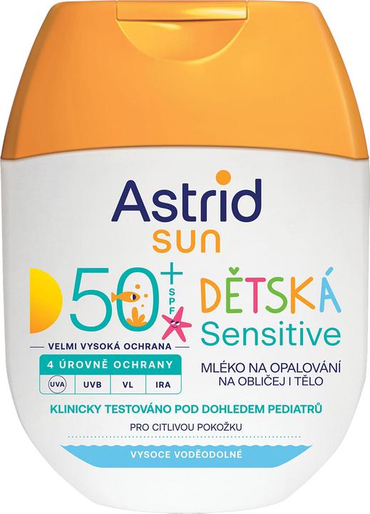 Image du produit Astrid Children's Sunscreen Lotion Sensitive Spf 50+ 60 Ml (Lotion solaire, SPF 50+, 60 ml)