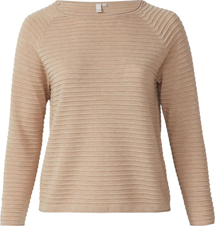 Produktbild S.Oliver Strickpullover Pullover mit Strukturmuster aus Viskosemix (44)