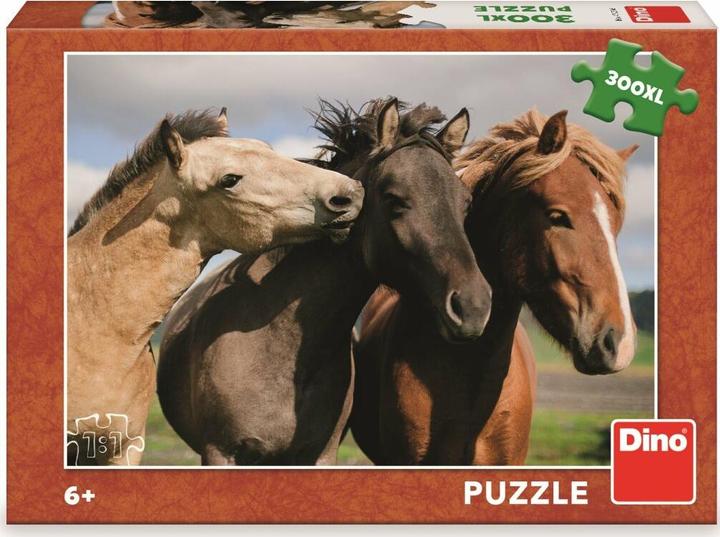 Actual product image Dino Puzzle Colourful Horses XXL 300 pieces (300 pieces)