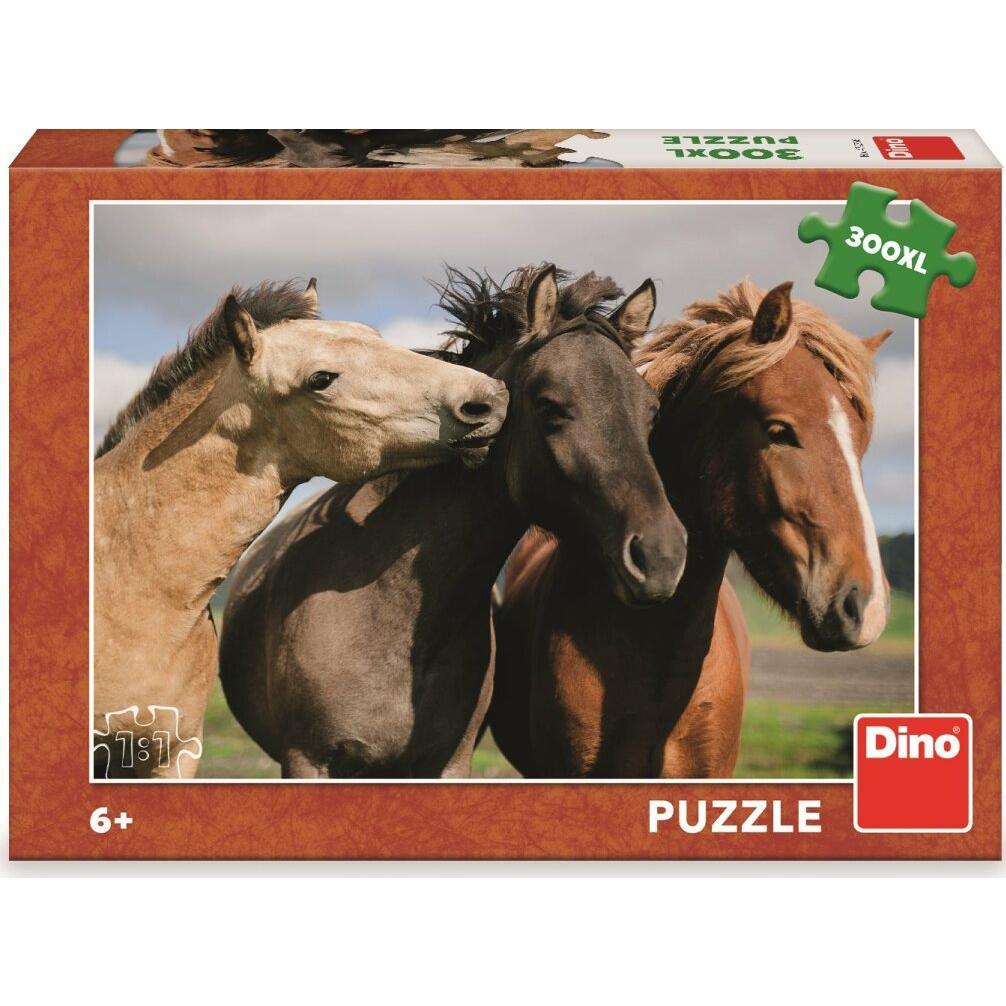 Dino Puzzle Cavalli colorati XXL 300 pezzi (300 pezzi)