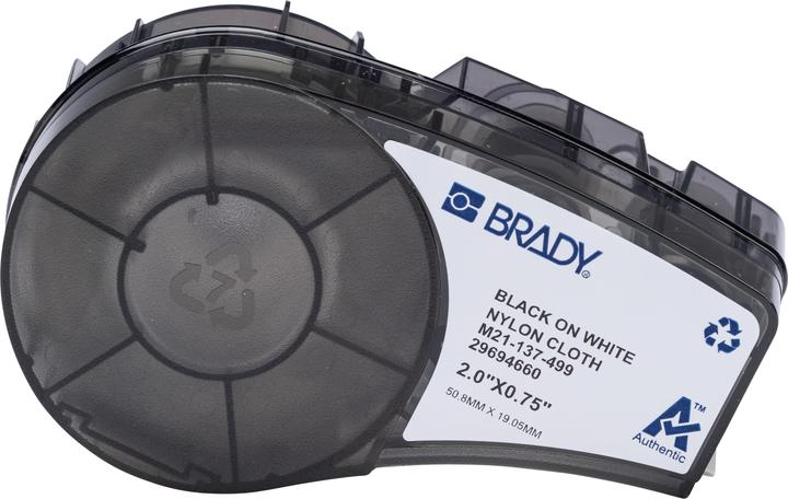 Image du produit Brady Étiquettes en nylon tissé pour les imprimantes d'étiquettes portables M210 et M211