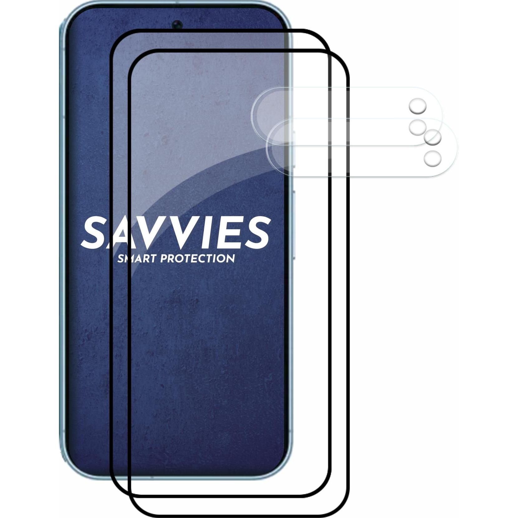 Thumbnail - Savvies Full-Screen Displayschutz Panzerglas Schutzglas (2 Stück, Google Pixel 9 Pro), Smartphone Schutzfolie, Transpare...