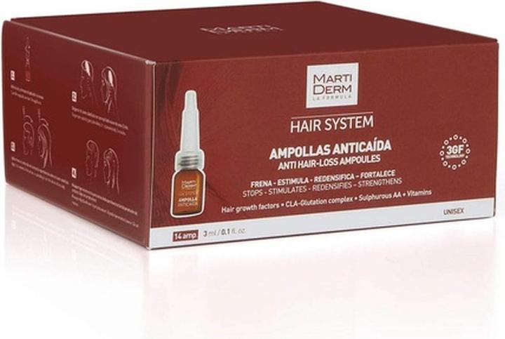 Immagine prodotto Martiderm Shampoo anti-caduta e anti-seborroico 200ml (200 ml, Shampoo liquido)