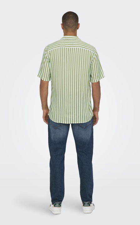 Image du produit Only & Sons Chemise rayée à manches courtes (L)