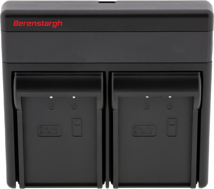 Actual product image Berenstargh Dual PD Hyper Ladegerät f. Nikon EN-EL2 USB-C in/out Powerbankfunktion (Camera battery charger)