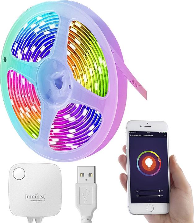 Produktbild Luminea LED-Streifen (RGB, 300 cm, Indoor)