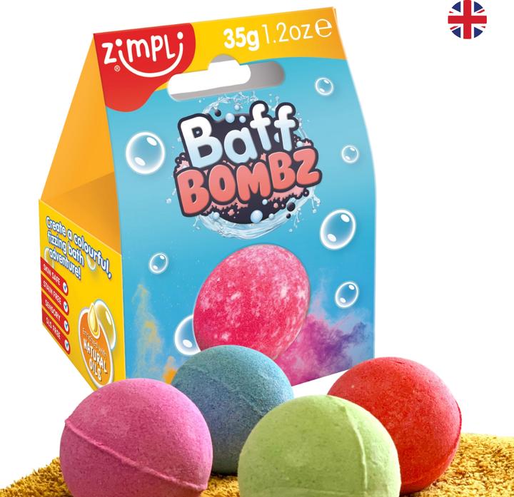 Actual product image Zimpli Kids Baff Bombz (Bath bombs, 35 g)
