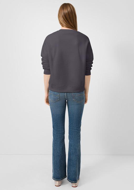 Produktbild s.Oliver Sweatshirt Weiches Sweatshirt mit Print (M)