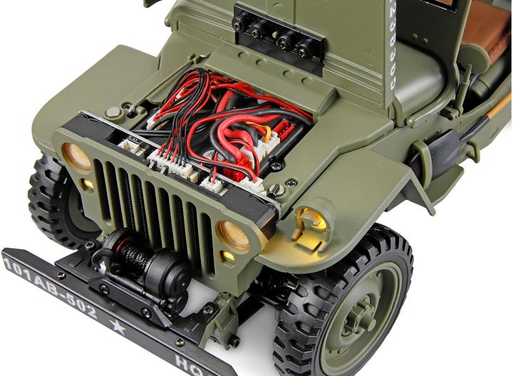 Produktbild Amewi Jeep Willys MB Scale Crawler 4WD 1:14 RTR grün (RTR Ready-to-Run)