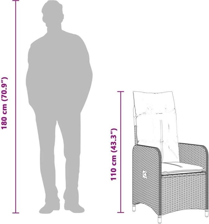 Produktbild vidaXL Bistro Set