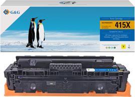 Produktbild G&G kompatibel Toner mit HP W2032X, NT-PH2032XFY, HP 415X, yellow, 6000S, high capacity (Y)