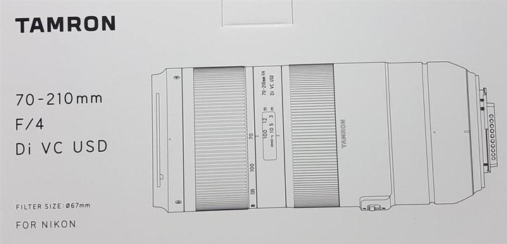 Immagine prodotto Tamron AF 70-210mm f / 4.0 Di VC USD, Nikon F (Nikon F, Full frame)