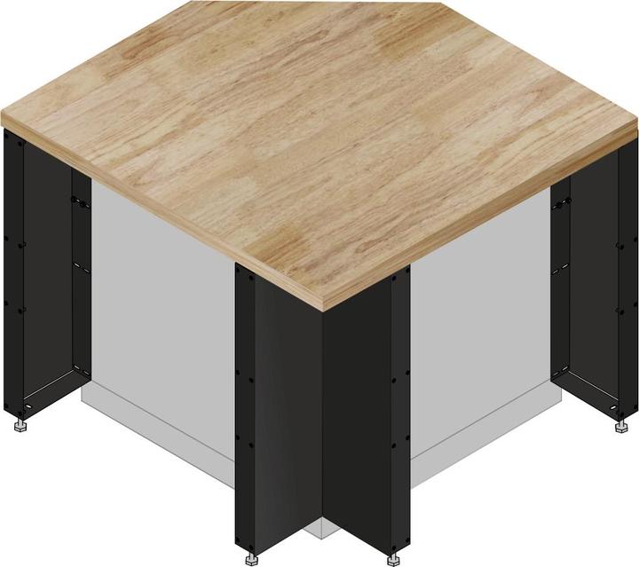 Image du produit Kraftwerk MOBILIO Arbeitsflächen-Erweiterungs-Set Eck-Möbel (Bois)