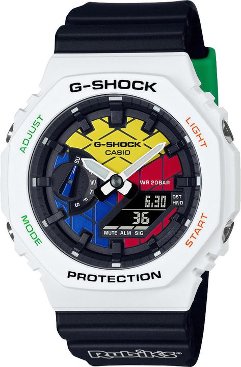 Casio G-Shock Rubik's Cube (Digital watch, Analogue wristwatch, 45 mm)