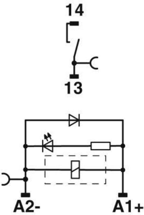 Produktbild Phoenix Relaissockel 1 Schliesser RIF-0-BPT/1 (Relaissockel)