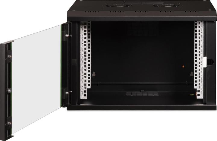 Actual product image Digitus 48,3cm 19inch wall cabinet 7U black size HxWxD 420x600x450 mm (7 RU, 19 inch rack)