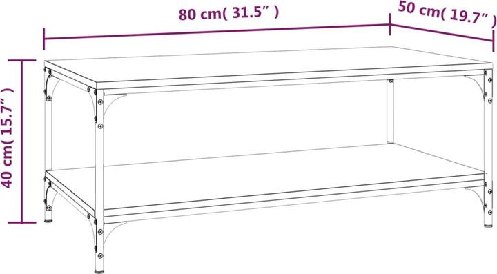 Immagine prodotto vidaXL Reagan (80 x 50 x 40 cm)