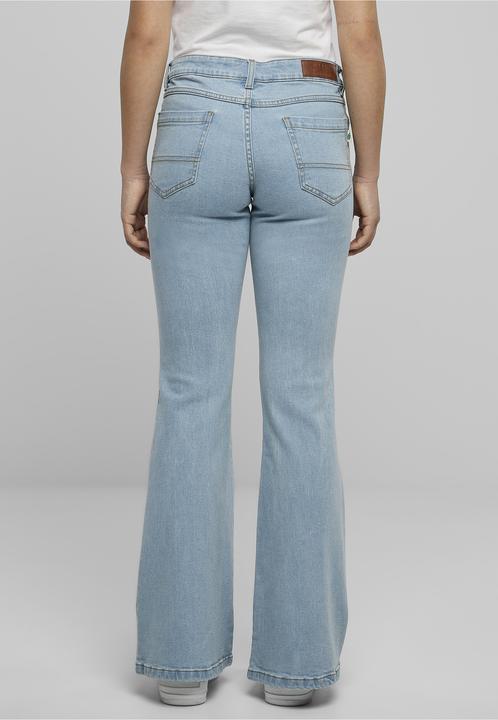 Actual product image Urban Classics Ladies Organic Low Waist Flared Denim (31)