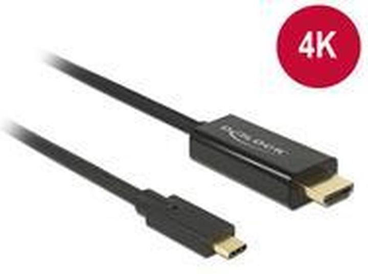 Actual product image Delock USB Typ C — HDMI (Typ A) (2 m)