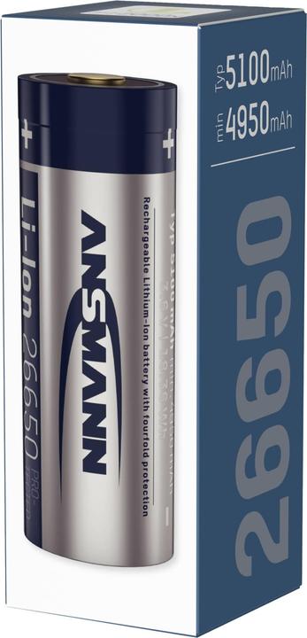 Immagine prodotto Ansmann Ricaricabile di tipo C (1 pz., 26650, 5100 mAh)