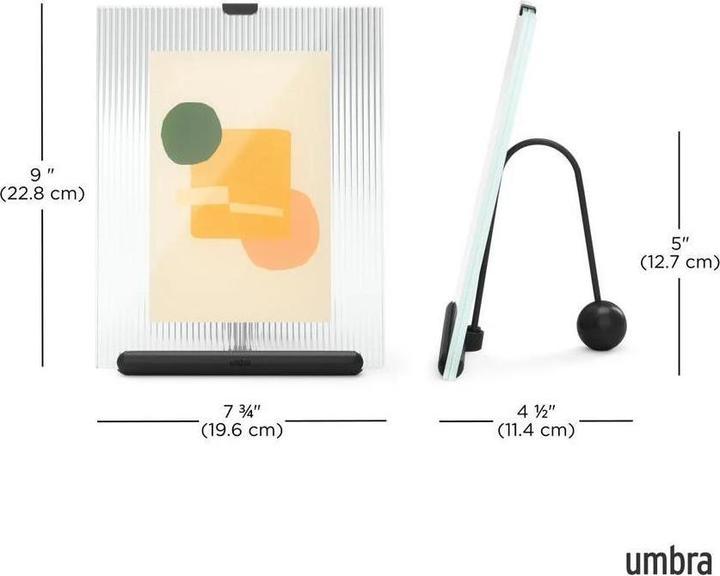 Actual product image Umbra Flute Bilderrahmen aus Glas (20 x 25 cm, 10 x 15 cm, 13 x 18 cm)