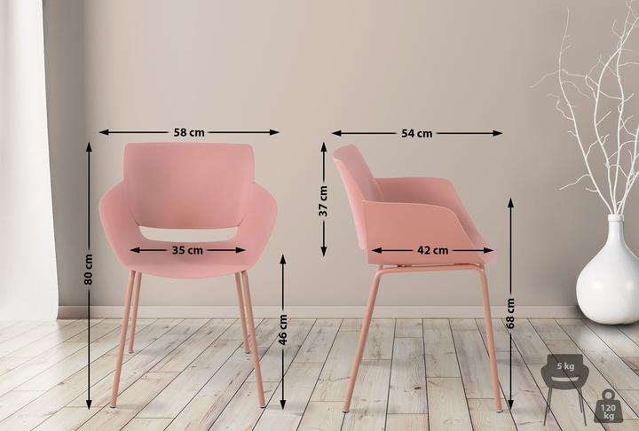 Actual product image CLP Alpena weatherproof chair with backrest