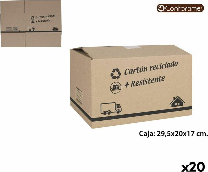 Actual product image Soler Hispania Confortime cardboard multipurpose box (20 pieces) (29.5 x 20 x 17 cm) (10.03 l)