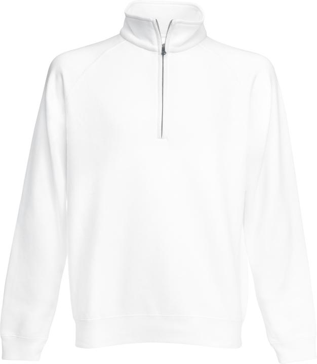 Actual product image Fruit of the Loom Sweatshirt with zip up to the chest (XXL)