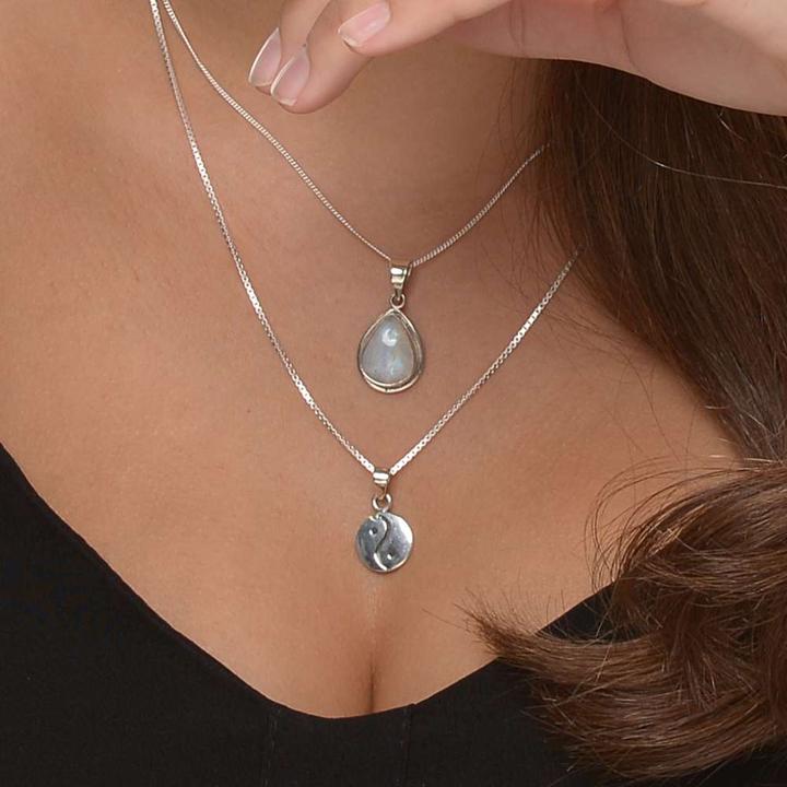 Image du produit Bijouteria Pendentif de pierre (Argent 925, Pierre de lune)