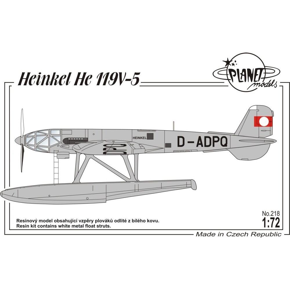 Planet Models Heinkel He 119 V-5 Float Version
