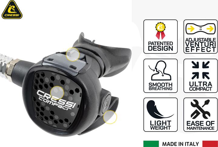 Produktbild Cressi AC2 + Compact + Octopus Compact