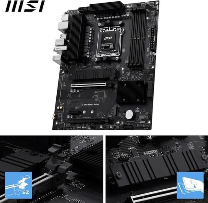 Produktbild MSI PRO B850-S WIFI6E (AM5, AMD B850, ATX)