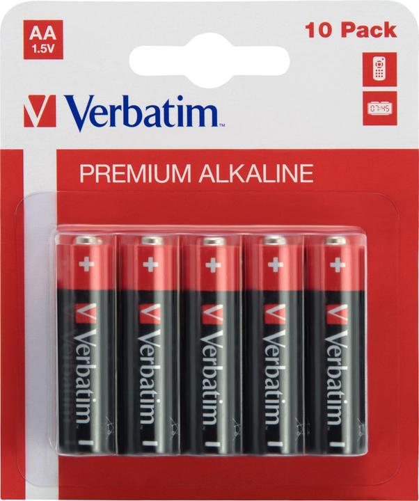 Actual product image Verbatim AA Alkaline Battery (10 pcs., AA)
