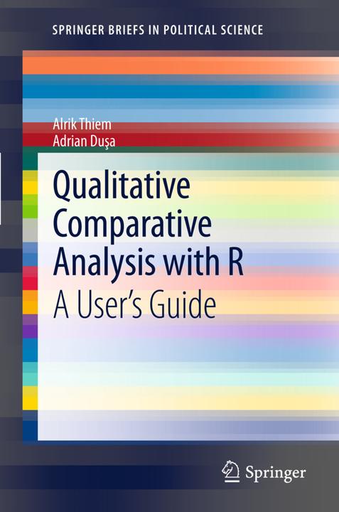 Energie-Label Qualitative Comparative Analysis with R (Englisch, Adrian Du a, Alrik Thiem, 2012)
