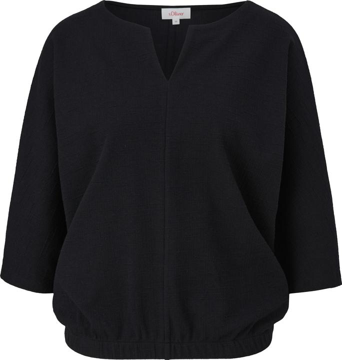 Produktbild S.Oliver T-Shirt Jerseyshirt mit O-Shape und Musterstruktur (38)