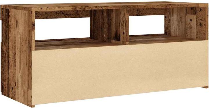 Image du produit VidaXL TV Schrank Lowboard Fernsehschrank Fernsehtisch mit LED Altholz-Optik (90 x 35 x 40 cm)