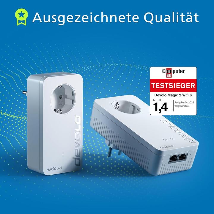 Actual product image Devolo Magic 2 WiFi 6 Starter Kit (2400 Mbit/s)