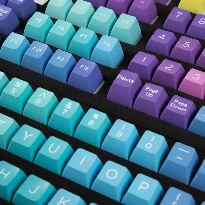 Actual product image Ducky Azure ABS