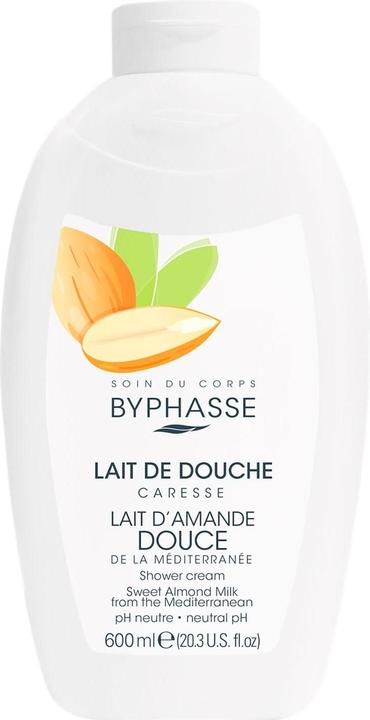 Byphasse Caresse Shower Cream Sweet Almond Milk 600ml (600 ml)