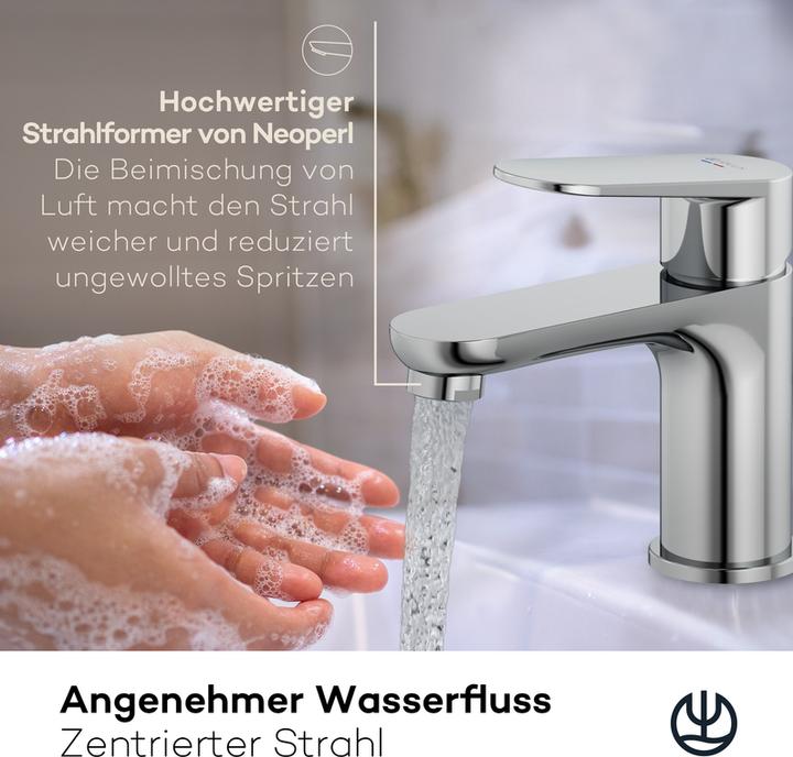 Produktbild Kludi X1 Waschtischarmatur, Grösse S, ohne Ablaufgarnitur