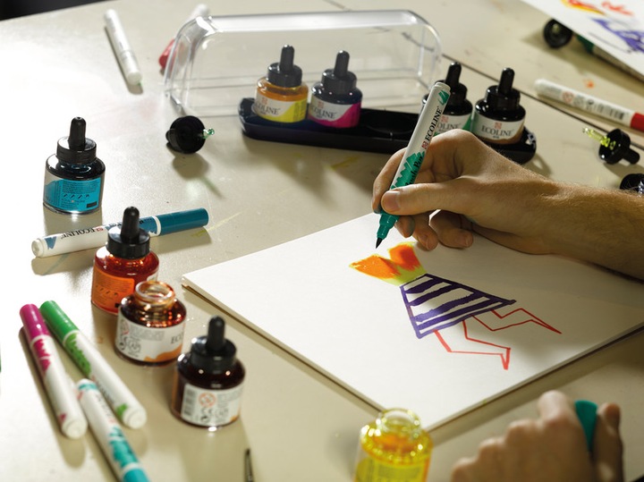 Actual product image Talens Ecoline Brush Pen Set (Multicolor, 30 x)