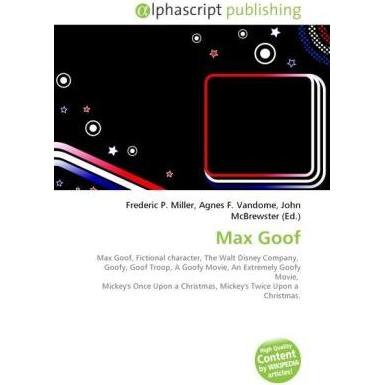 Max Goof, Fachbücher