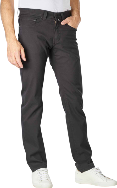 Pierre Cardin Lyon Tapered Pant Structured Fabric Black