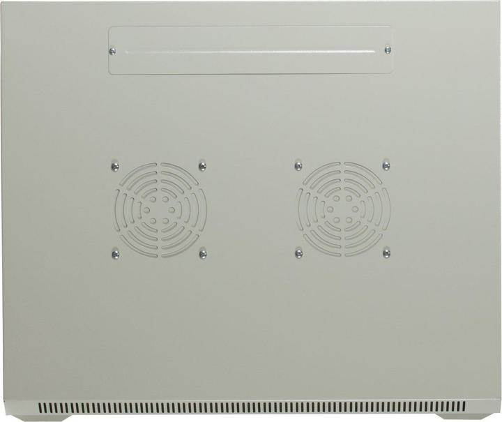 Produktbild Dsit 12 HE Serverschrank, Wandgehäuse, mit Glastür, Weiss (BxTxH) 600 x 450 x 634mm (12 HE, 19 Zoll Rack)